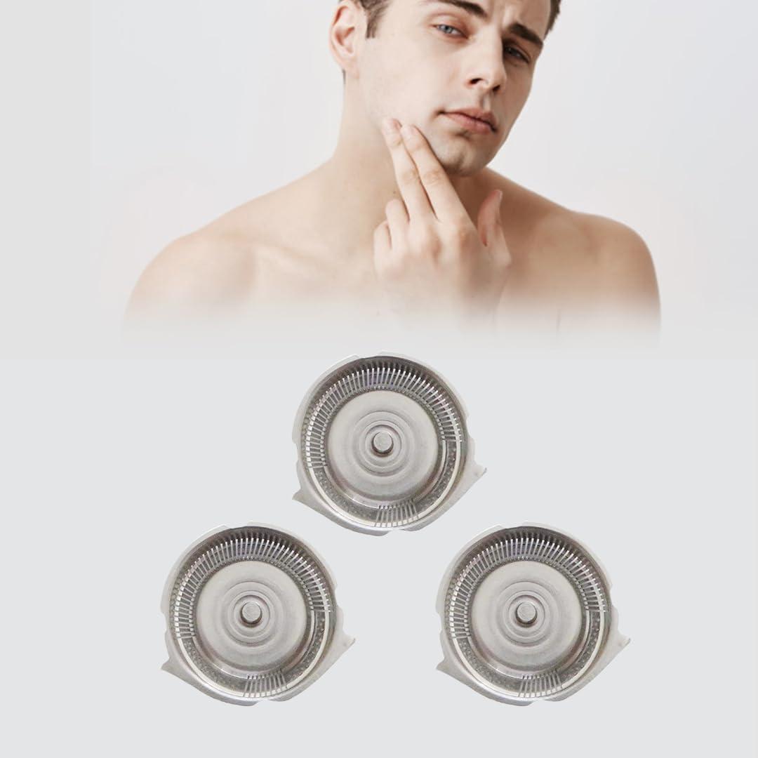 Unbrella Unbrella 3Pcs Shaver Replacement Head for Philips Norelco HQ6 Quadra Action Shavers 7886XL, 7885XL, 7867XL, 7866XL, 7865XL, 7864XL Models
