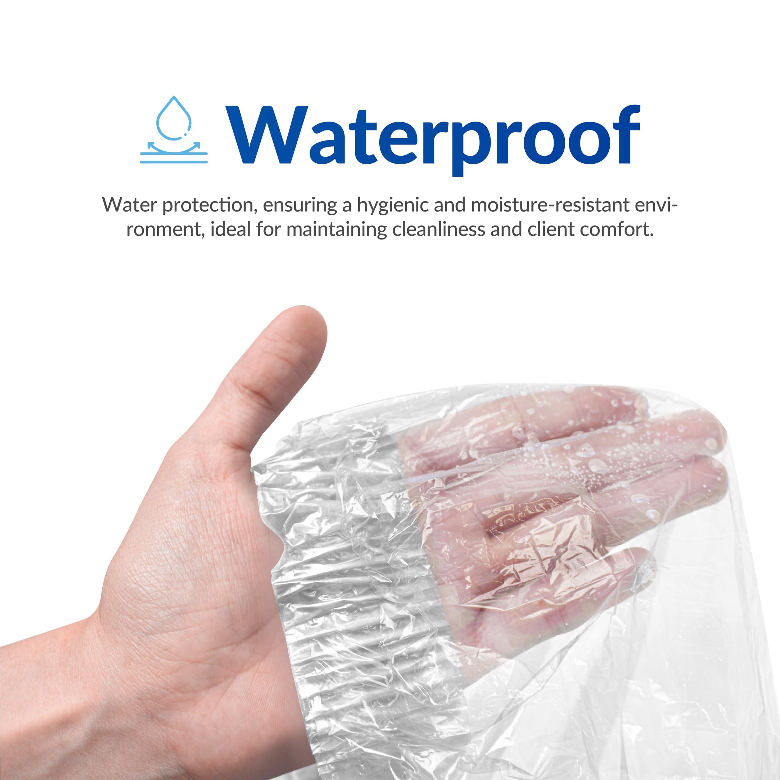 TP PLastic TP PLastic Pedicure Bags for Feet Pedicure Liners Disposable, Spa Liners for Pedicure 48\'\' X 48\'\' X 9.5 mic Spa Liners Foot (Clear | 400 psc, 48 in x 48 in x 9,5 mic)