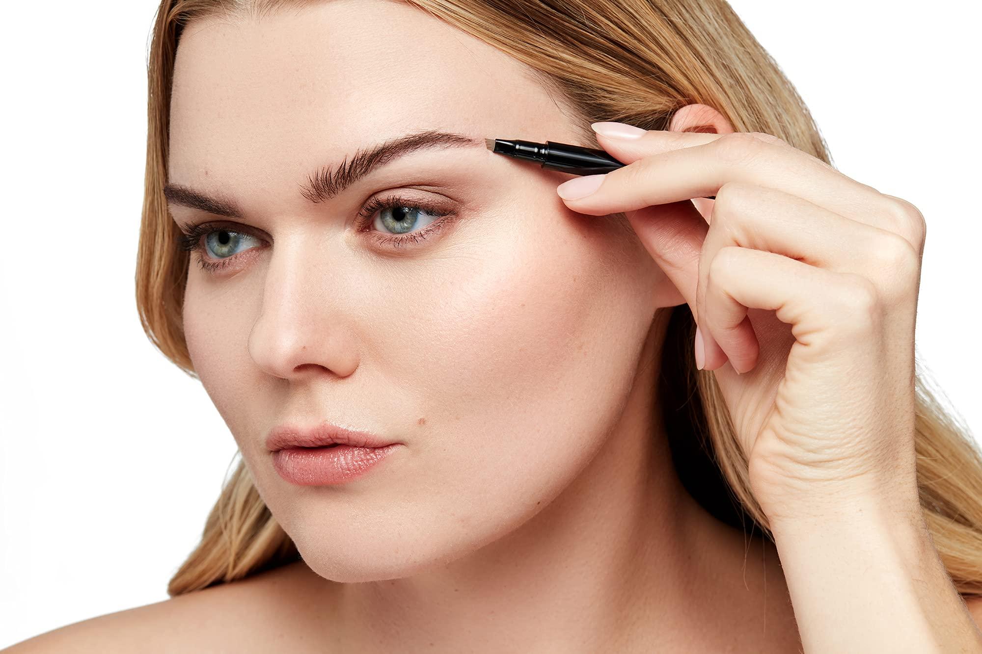 Arches & Halos Arches & Halos Microblading Brow Shaping Pen - Fuller, More Defined Brow - Long-lasting, Smudge Resistant, Rich Color - Vegan and Cruelty Free Makeup - Mocha Blonde - 0.033 fl oz