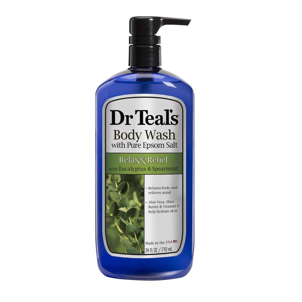 Dr Teal's Dr Teal's Body Wash, Relax & Relief with Eucalyptus & Spearmint 24 oz (Pack of 5)