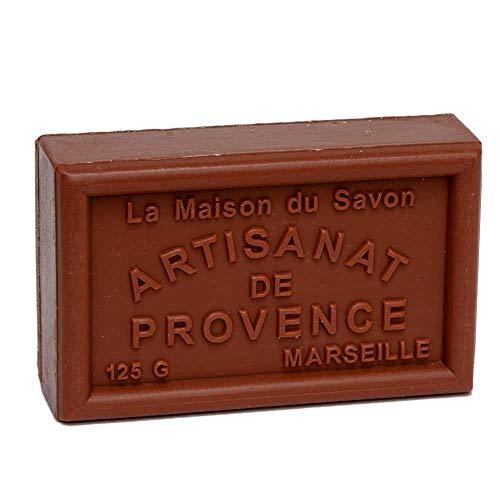 Maison du Savon French Soap, Traditional Savon de Marseille - Chocolate 125g