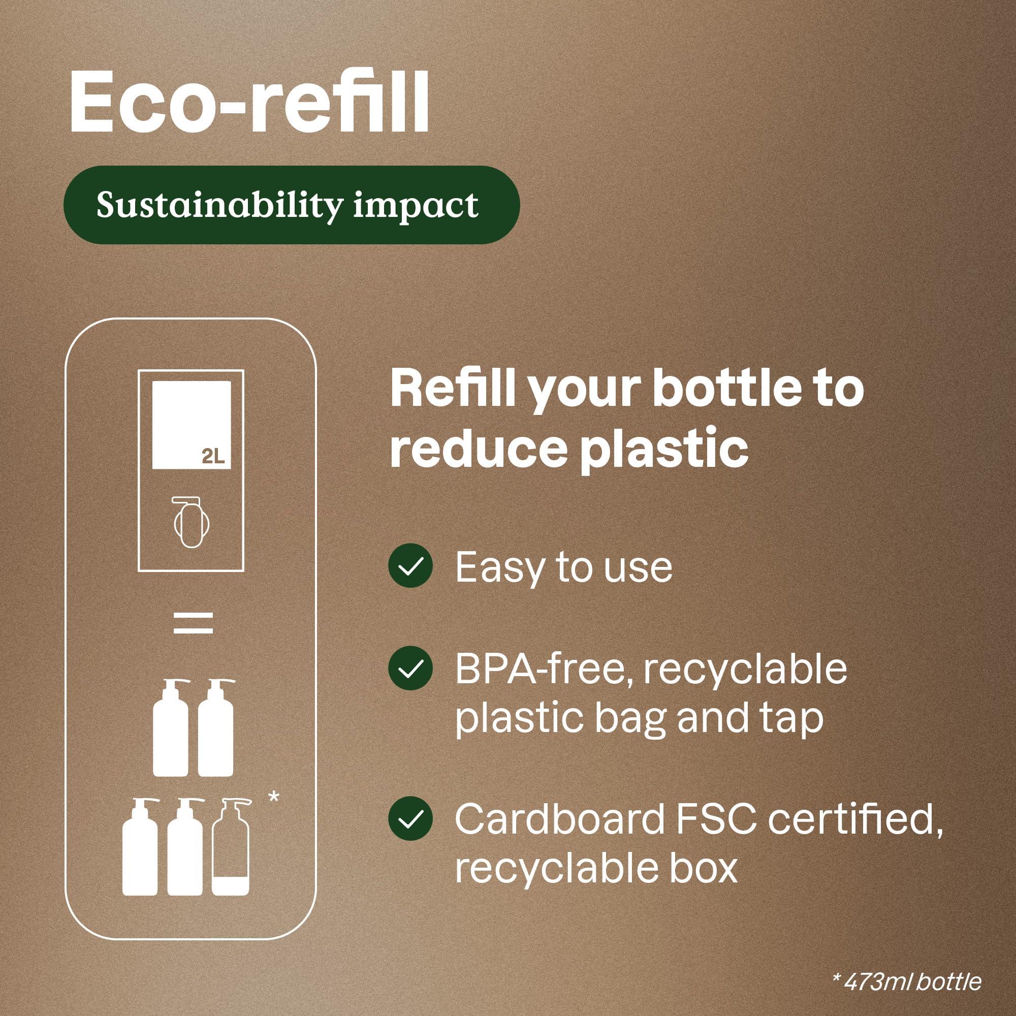 ATTITUDE ATTITUDE 2-in-1 Body Wash and Hair Shampoo, EWG Verified Shower Gel, Dermatologically Tested, Made with Naturally Derived Ingredients, Vegan Personal Care, Peppermint and Sweet Orange, 67.6 Fl Oz