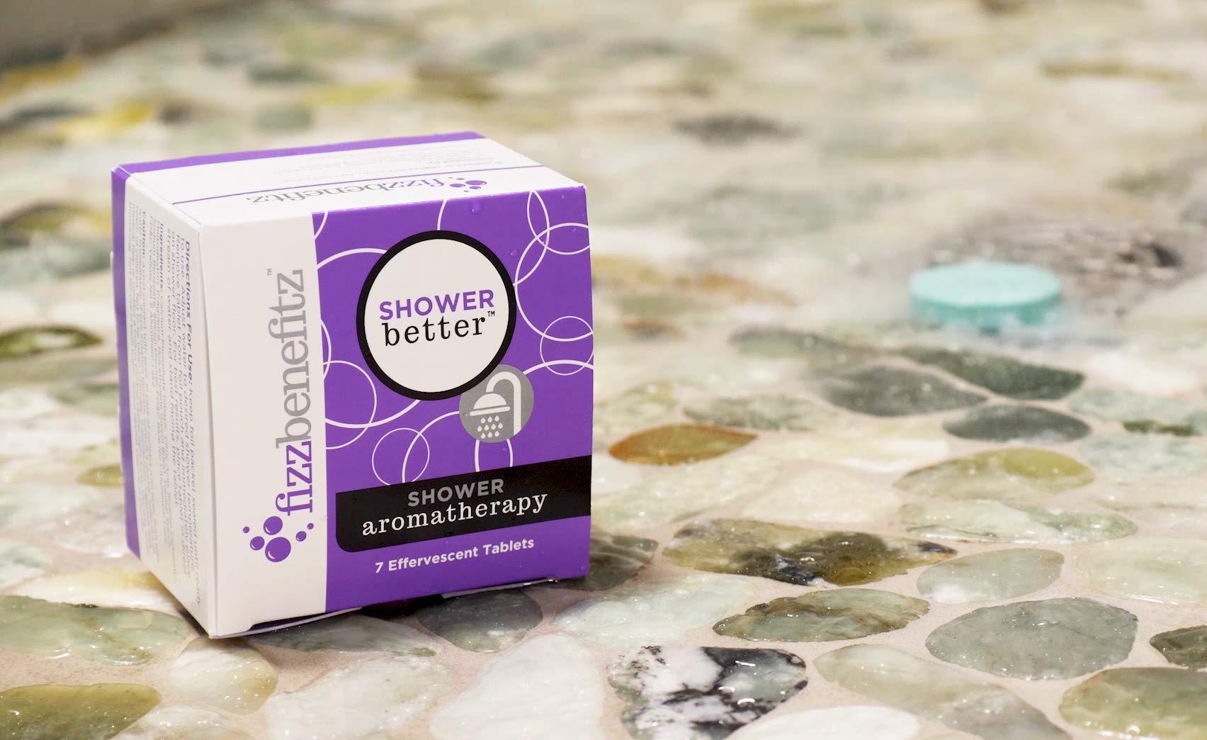 FizzBenefitz Fizzbenefitz Aromatherapy Shower Bombs - Unwinding Steamer Tablets Release Scents in Warm Water - Bath Bomb for The Shower Creates a Soothing Vapor - Vaporizing Soothers