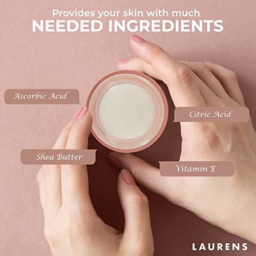 LAURENS BY LAUREN SORRENTINO Lip Mask From Skincare By Laurens- Soothing Moisturizer Lip Care & Plumping Mask With Shea Butter, Ascorbic Acid, Citric Acid & Vitamin E- Moisturizes & Soothes Dry Skin & Chapped Lips- 0.5 fl oz