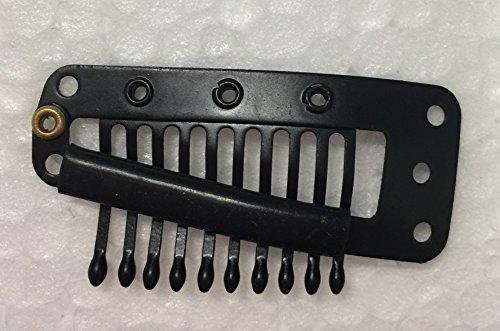 Annie Annie Wig Clips Large 12Ct Black