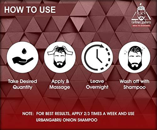 urbangabru Urbangabru Onion Oil for Hair growth Organic | Onion Juice, Hair Oil for Dry Damaged Hair and Growth (8 Fl Oz)