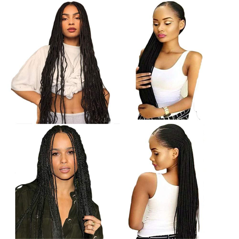 Mayloss Mayloss Long Micro 3X Pre-Looped Synthetic Zizi Braids 10 Packs/Lot 28 Inch 50g/Pack Color Thin Small Box Braid Crochet Hair Twist Fiber Hair Micro Zizi box Braiding Hair Extension(24)