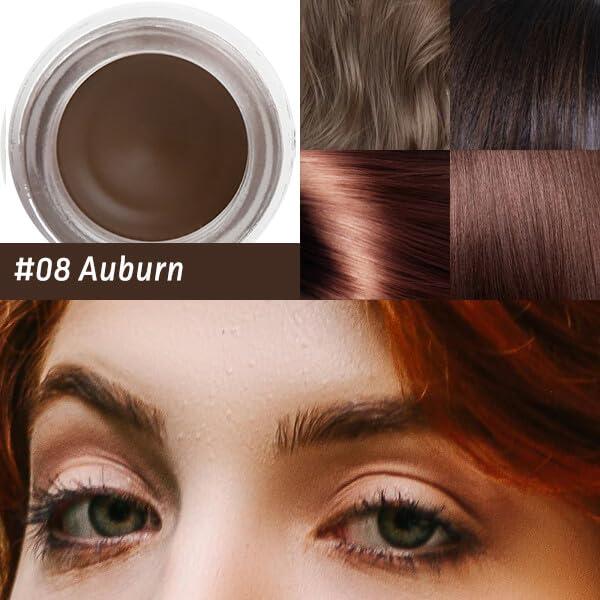 Fillwie Auburn Eyebrow Pomade, Eye brow Wax Long lasting Smudge proof Ideal, for Precision Eyeliner and Brow Definitio