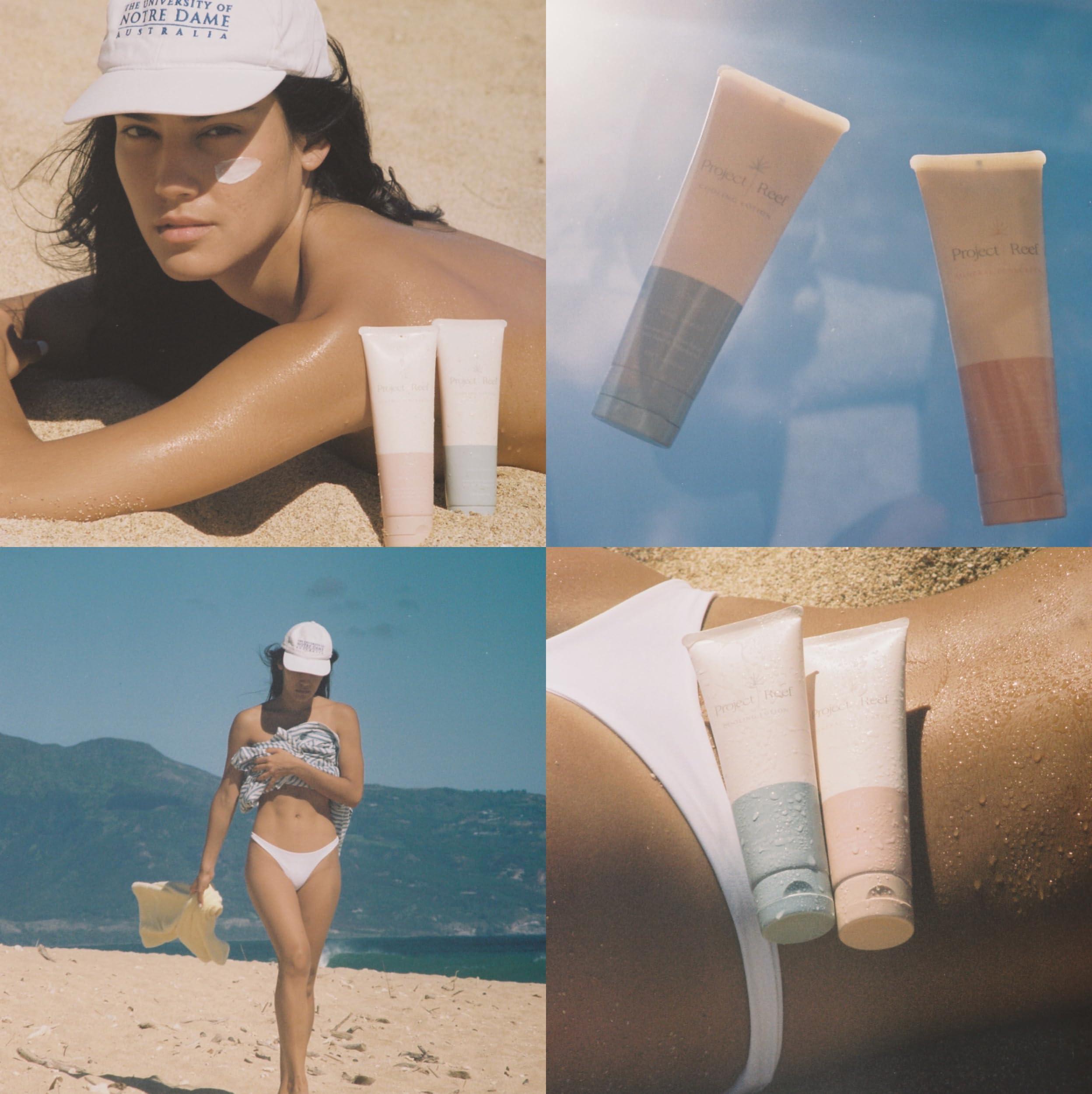 Project Reef Project Reef SPF 50 Mineral Sunscreen - Reef Friendly, Ocean Safe, Vegan Sunscreen Lotion for All Ages, No White Residue, Water-Resistant, 3.4 fl oz