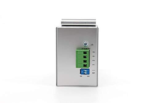 Moxa EDS-208A - Moxa 8 Port Entry Level unmanaged Ethernet Switch w/(8) 10/100BTX Ports (IP30 Aluminum housing) (Power Supply not Included).