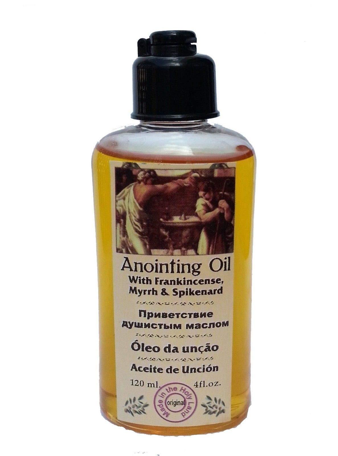 Jerusalem Anointing Oil Anointing Oil with Frankincense, Myrrh and Spikenard 120ml by Jerusalem Anointing Oil