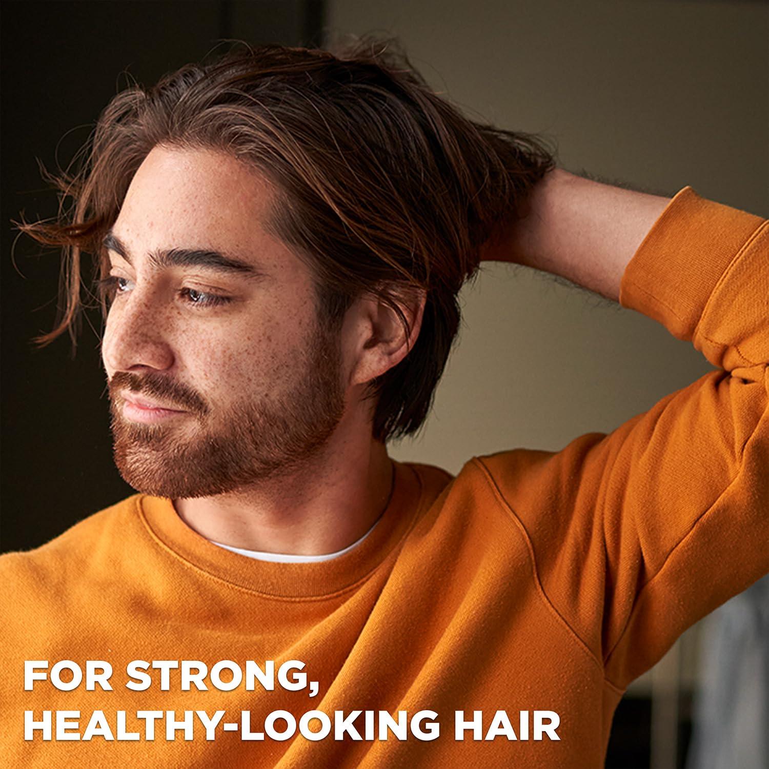 DOVE MEN + CARE DOVE MEN + CARE 2-in-1 Shampoo & Conditioner, Ginger & Coconut Oil, Hydration Mens Shampoo & Conditioner, Sulfate-Free, with Biotin & Zinc for Strong, Healthy Hair, 17.5 Oz (Pack of 4)