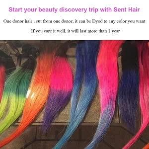 sent hair Sent Hair 11A Human Hair Top Grade One Donor 3 Bundles Water Wave Weave Double Weft Brazilian Virgin Hair 100% Unprocessed Bundle Hair Extensions 22\"24\"26\"Natural Color 11A Bundles