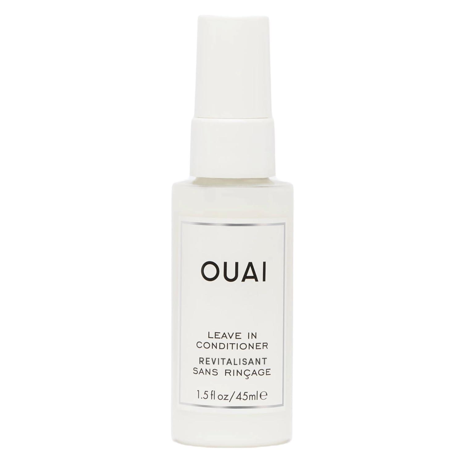 OUAI Haircare OUAI Leave In Conditioner & Heat Protectant Spray - Prime Hair for Style, Smooth Flyaways, Add Shine and Use as Detangling Spray - No Parabens, Sulfates or Phthalates (1.5 oz)