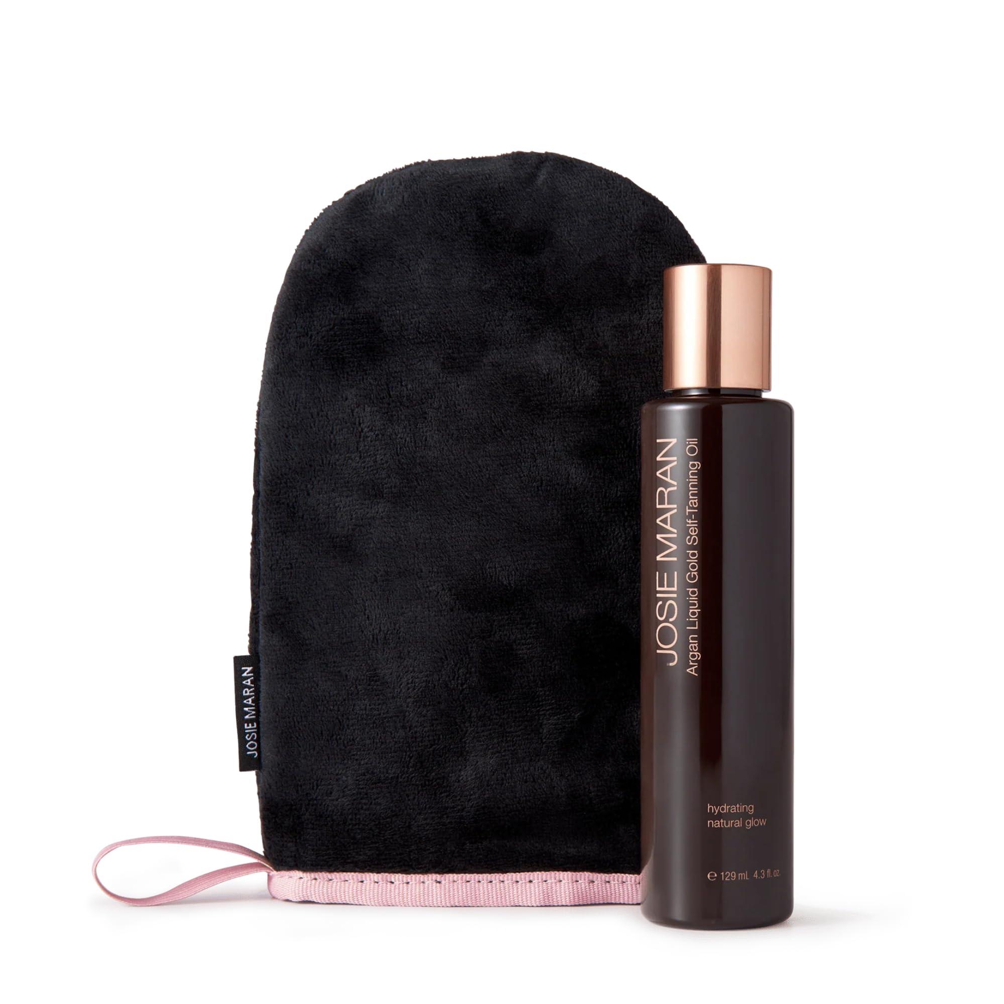 Josie Maran Josie Maran Argan Liquid Gold Self Tanning Body Oil - Get A Fast-Absorbing Immediate Glow with Intense Nourishment (129ml/4.3oz, Apricot Vanilla)