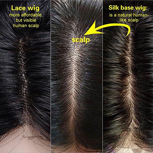 YOUNG BEAUTY YOUNG BEAUTY 5 * 4.5 Silk Top Full Lace Wigs Silky Straight HD Lace Full Lace Human Hair Wig PrePlucked Glueless Silk Base Full Lace Human Hair Wigs for Women 150Density 20inch Natural Color