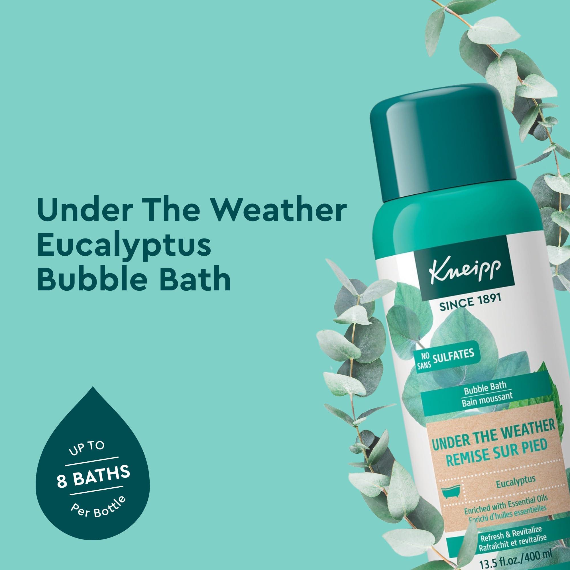 Kneipp Kneipp Under The Weather Eucalyptus Aromatherapy Bubble Bath - Good for Respiratory Wellness - Vegan - Sulfate Free - 13.5 fl oz - Up to Eight Baths