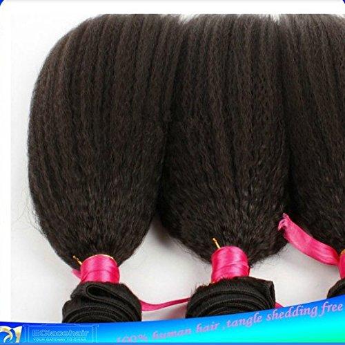 Junhair Junhair 5A Mongolian Virgin Human Hair Weave Kinky Straight 3pcs/lot 300gram Natural Colour