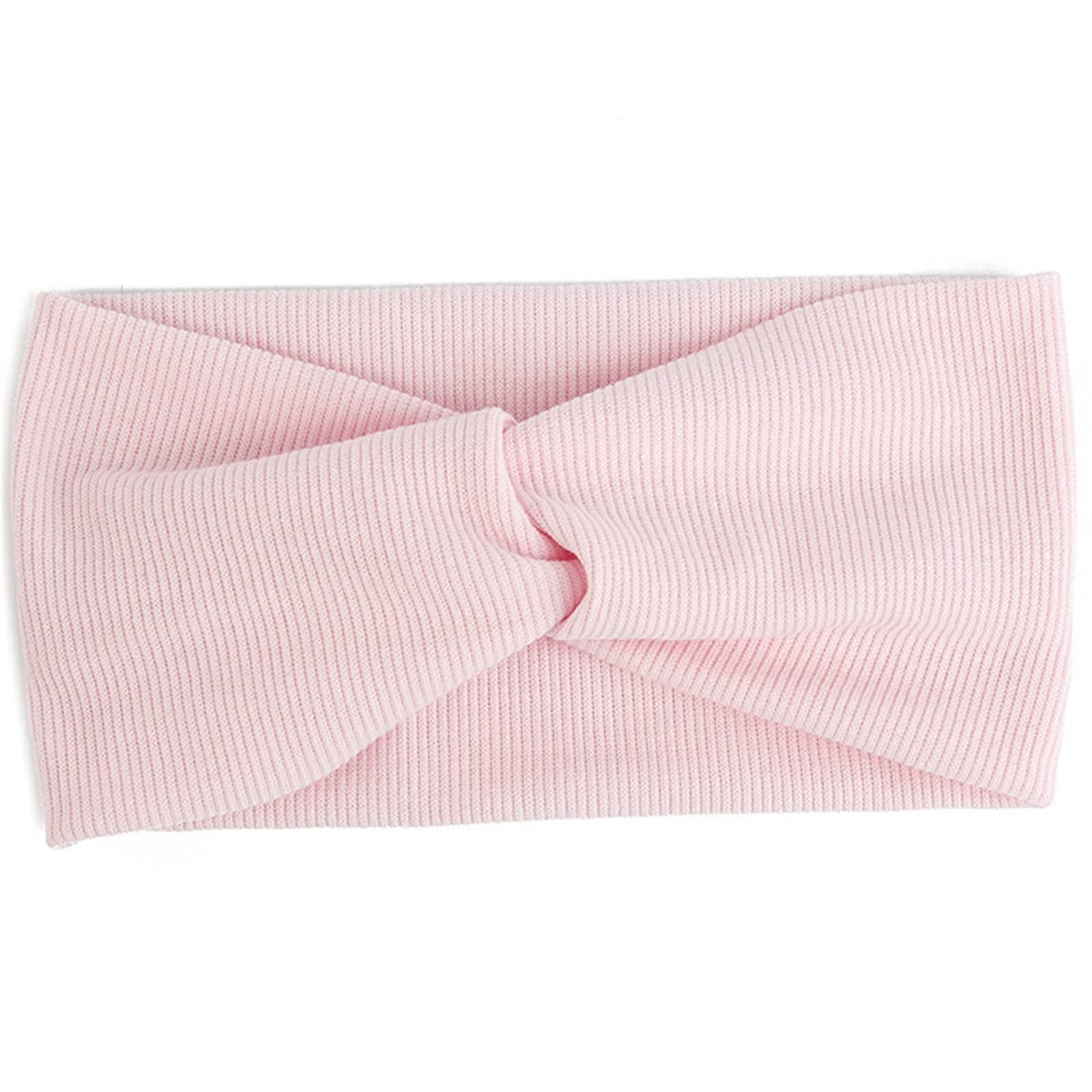 POLGDW POLGDW Hairband 5pcs Headbands for Women Soft Elastic Crochet Headband Yoga Workout Running Sport Elastic Hair Bands Hair Twist Turban Hair Wrap for Girls Hair Band