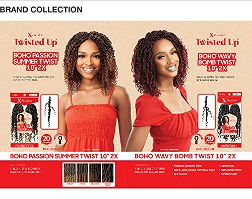 Outre Outre Crochet Braids X-Pression Twisted Up 2X Boho Wavy Bomb Twist 10" (1-pack, 1)
