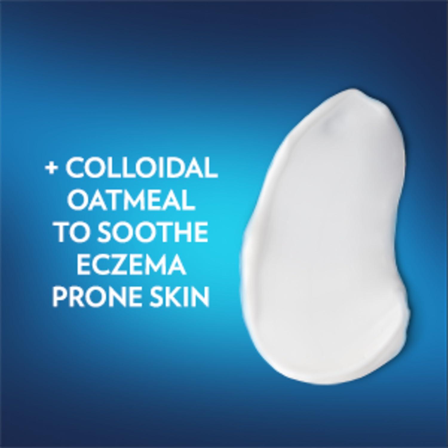 Vaseline Vaseline Eczema Lotion, Calming Therapy Cream 2-Pack with Colloidal Oatmeal + Original Vaseline Lip Therapy for Dry Lips with Petroleum Jelly (3 Piece Set)