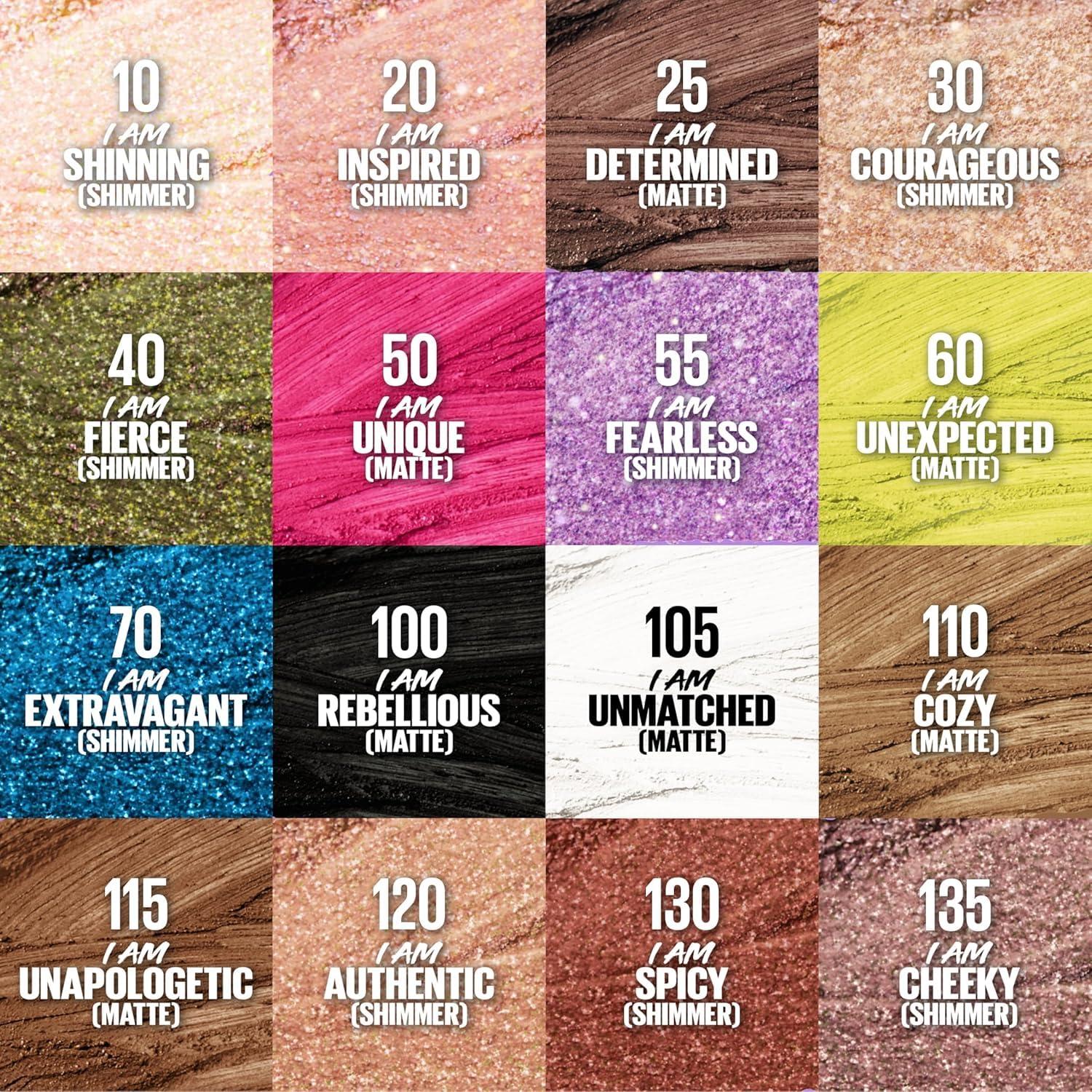 MAYBELLINE MAYBELLINE Color Tattoo Longwear Multi-Use Eye Shadow Stix, Eye Makeup, I am Fearless (Purple Shimmer)