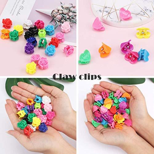 YISSION YISSION 200 Pcs Mini Hair Clips + 16 Pieces Fancy Rhinestone Bobby Pins