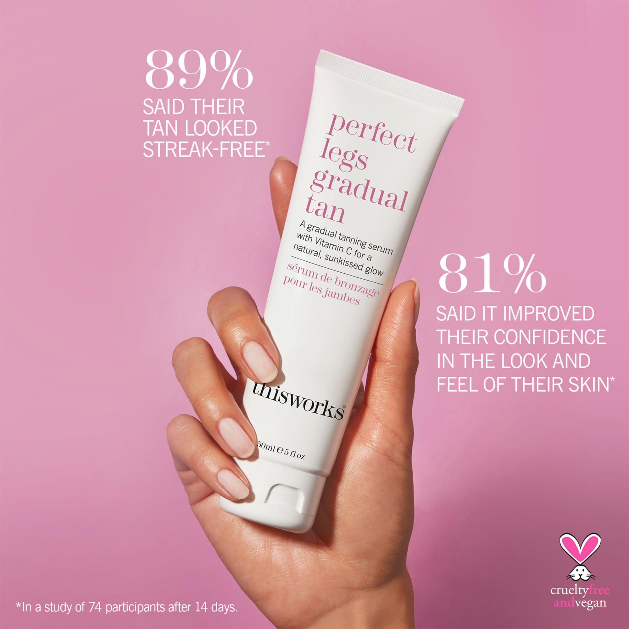 THISWORKS This Works Perfect Legs Gradual Tan, Self Tanner with Vitamin E & Shea Butter, 150ml