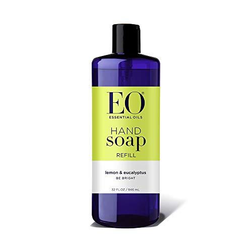 EO EO Eo hand soap, lemon eucalyptus, 32 oz refill, 2-pack, 2 Count