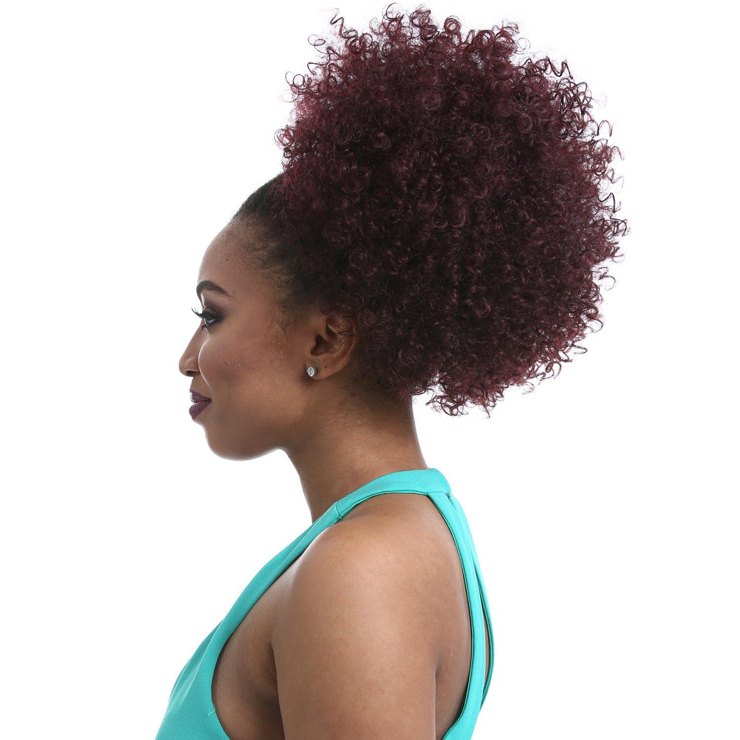 Sensationnel NATURAL AFRO 10 (1 Jet Black) - Sensationnel Instant Pony Synthetic Drawstring Ponytail