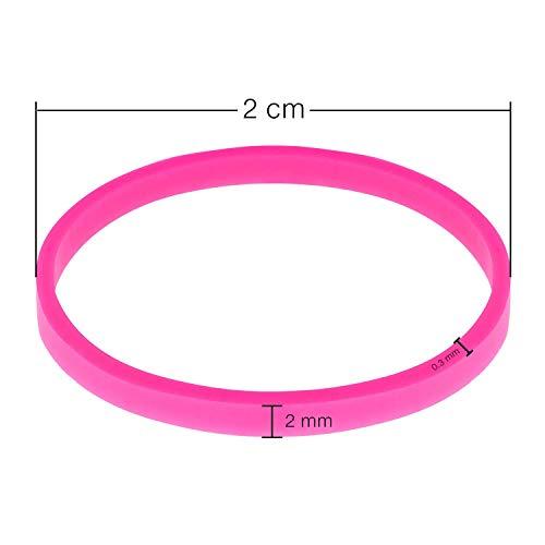 Zavaca Zavaca 1000 Pcs Colorful Elastic Bands Hair Rubber Bands Mini Hair Ties for Kids Girls Baby (Sharp)