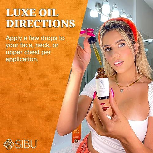 sibu Sibu LUXE Oil, Made with USDA Organic Essential Oils and Premium Himalayan Sea Buckthorn (1 oz) Hydrates, Reduces Redness, and Soothes Irritated Skin