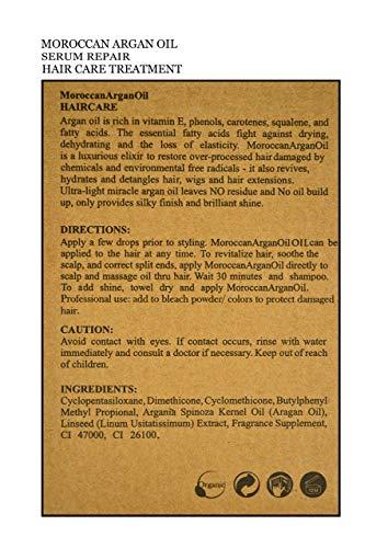 ALPHA NEW YORK Moroccan Argan Oil Serum Organic Hair care by Alpha New York 3.38 Oz