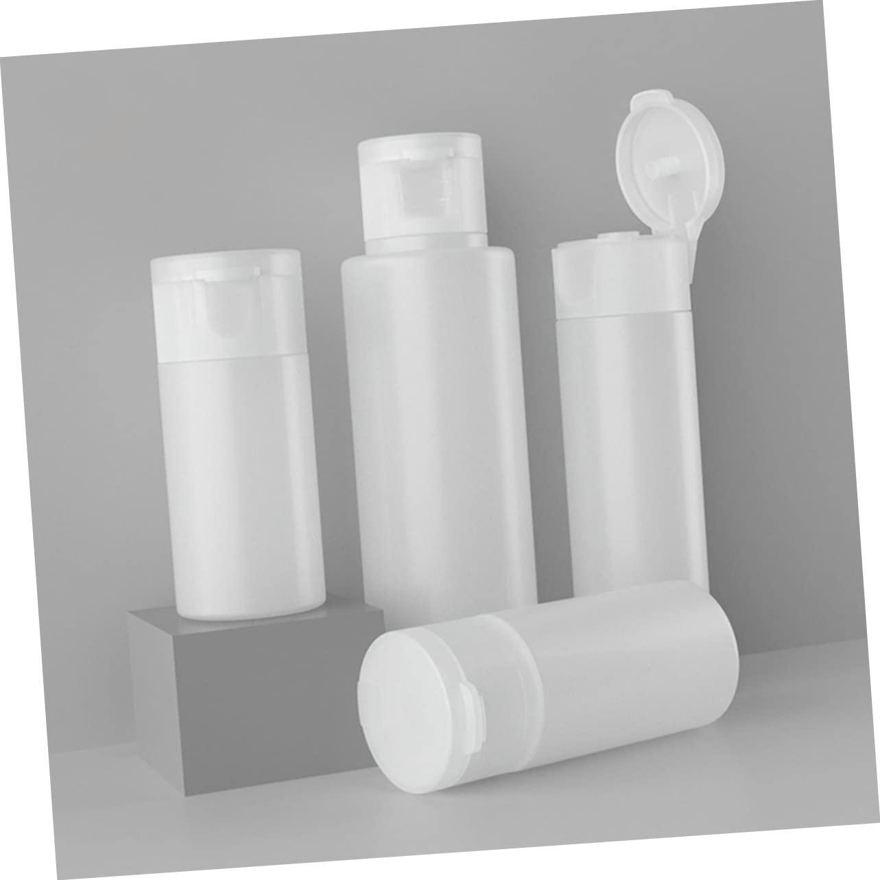MUSISALY MUSISALY 10 Pack Empty Plastic Bottles Flip Top Shampoo Holder Bottles Sub-Packing Bottles Travel Bottles