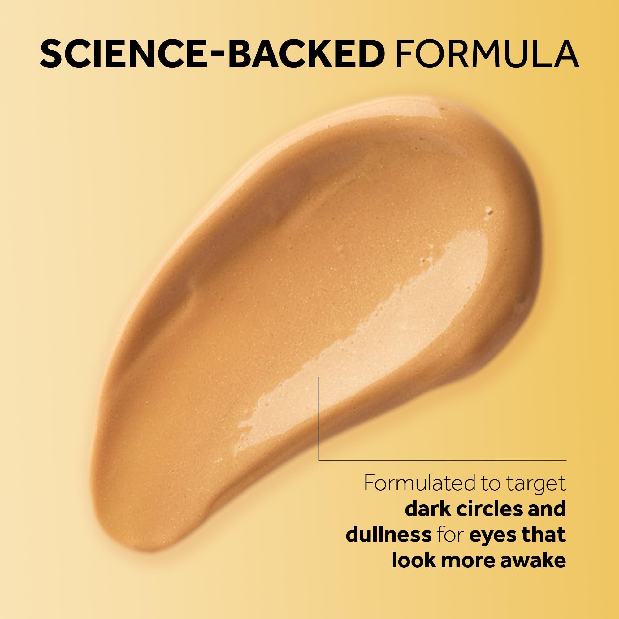 No7 No7 Radiance+ Roll & Glow Eye Cream - Reviving & Illuminating Under Eye Cream Eye Roller - Color Correcting Vitamin C + Caffeine Eye Cream for Dark Circles, Puffiness & Dullness (15ml)