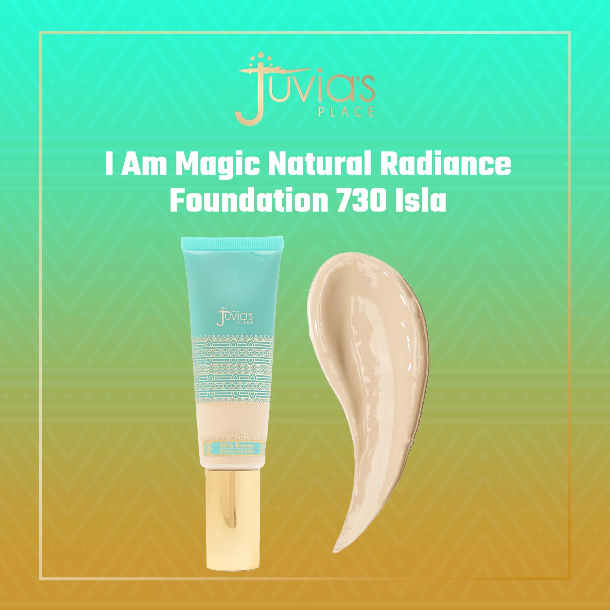 Juvia's Place Juvia's Place I Am Magic Natural Radiance Foundation - 730Isla - Full Coverage Liquid Foundation Makeup for Dry, Mature, Aging, and Combination Skin - Lightweight Longwear Base with Radiant Finish