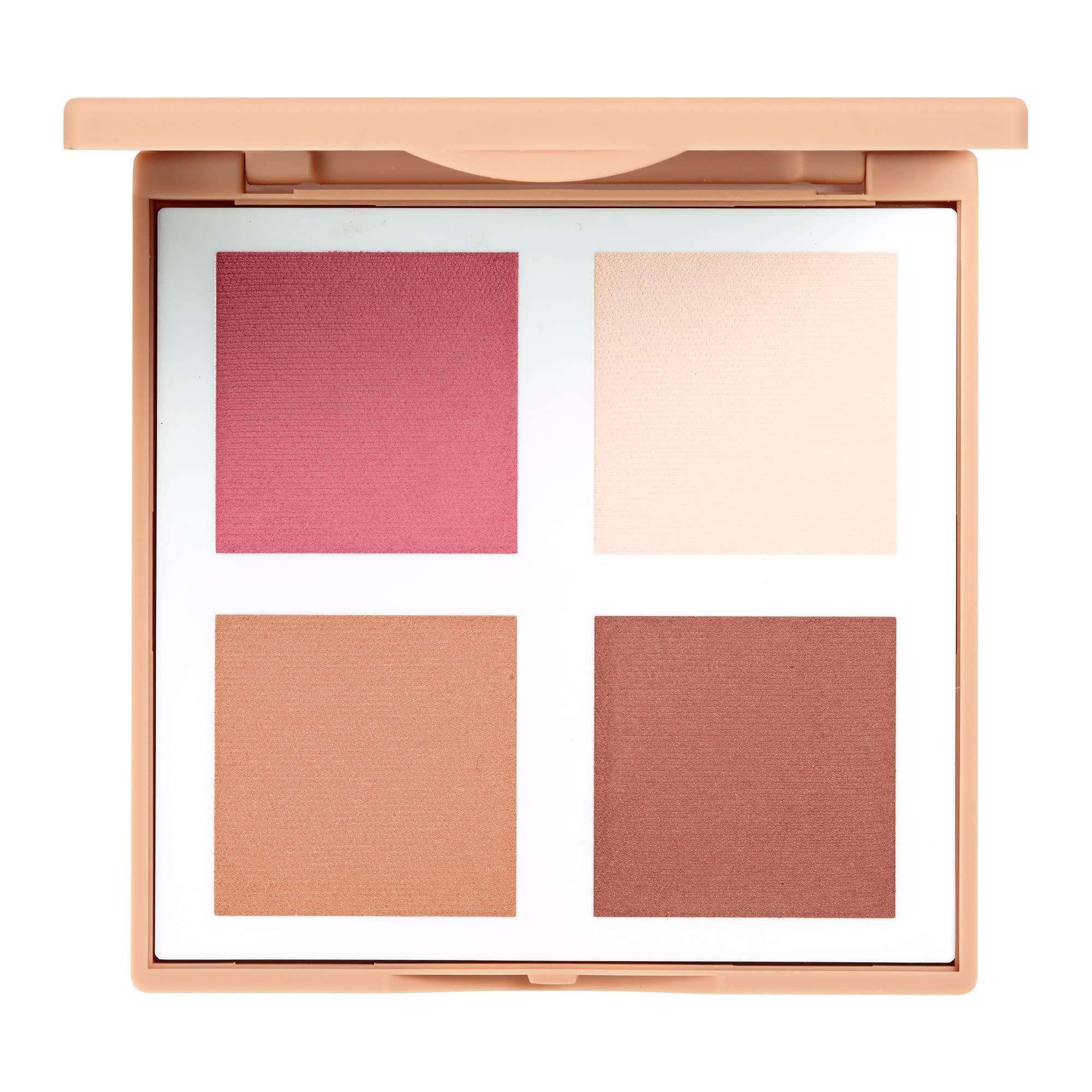 3ina 3INA MAKEUP - Cruelty Free - Vegan - The Matte Face Palette - 4 contouring shades for face, eyes and lips - Contouring palette - Easy to blend - Made in Europe