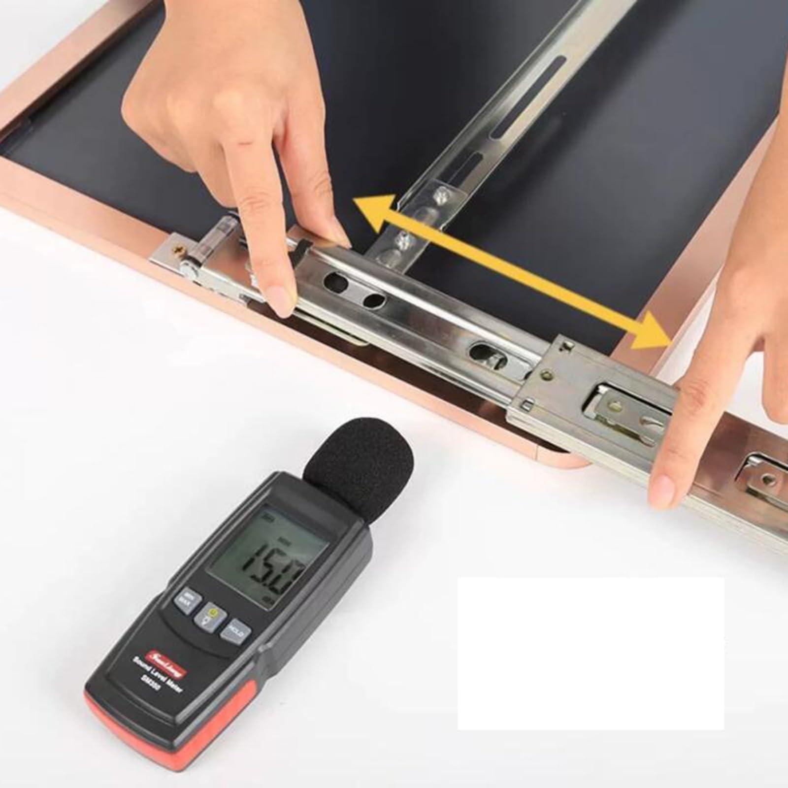 LXP LXP Wardrobe Mirror, Built-in Sliding Mirror Wardrobe, Swing Door Full-Length Mirror, Built-in Rotating Hidden Folding Telescopic Full-Length Mirror 110 * 35cm (Color : Black, Small : 120cm)