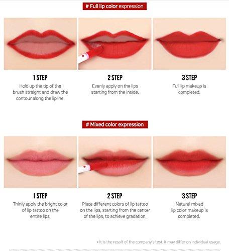 KORE BEAUTY USA Lip Tattoo Stain for Long Lasting Wear in Peach Hohenzollern M05