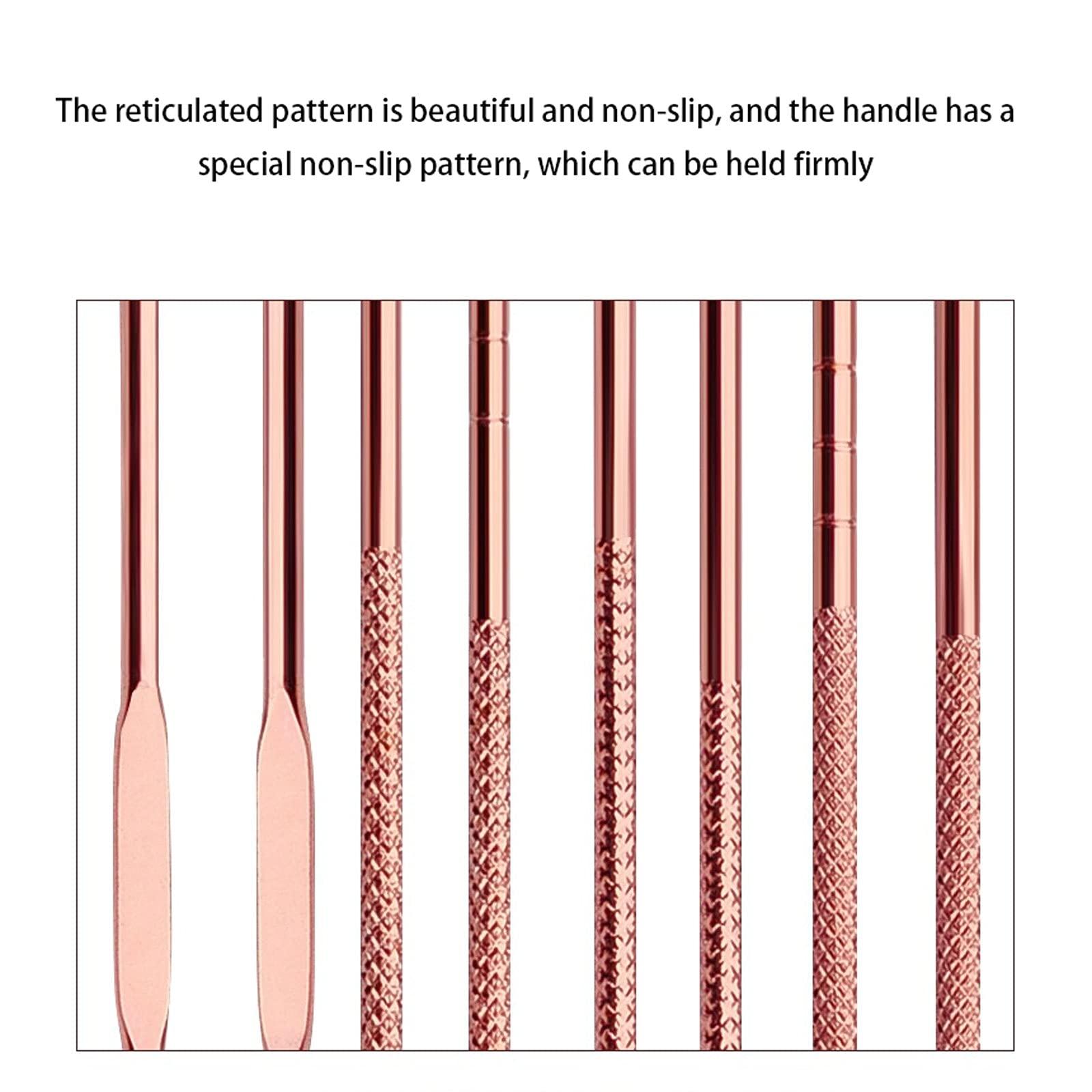 XINGTUO Pimple Popper Tool Kit 4 PCS Blackhead Remover Comedones Extractor Acne Removal Kit for Blemish, Zit Removing for Nose Face Tools Blackhead Remover Tools(A)