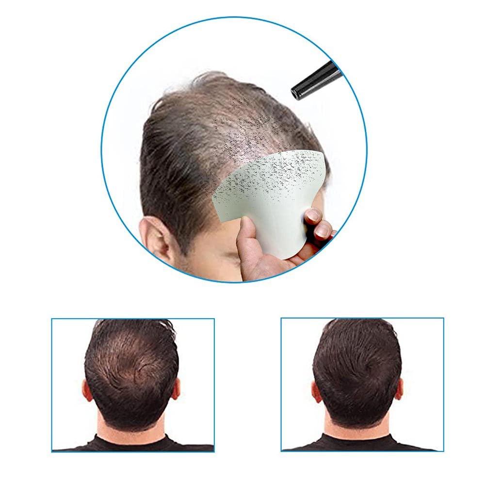 Pssopp Beard Shaper,Hair Dyeing Board with Hairline Enhancing Card Hair Styling Template for Edges Beard Lines Crisp Lines (white)