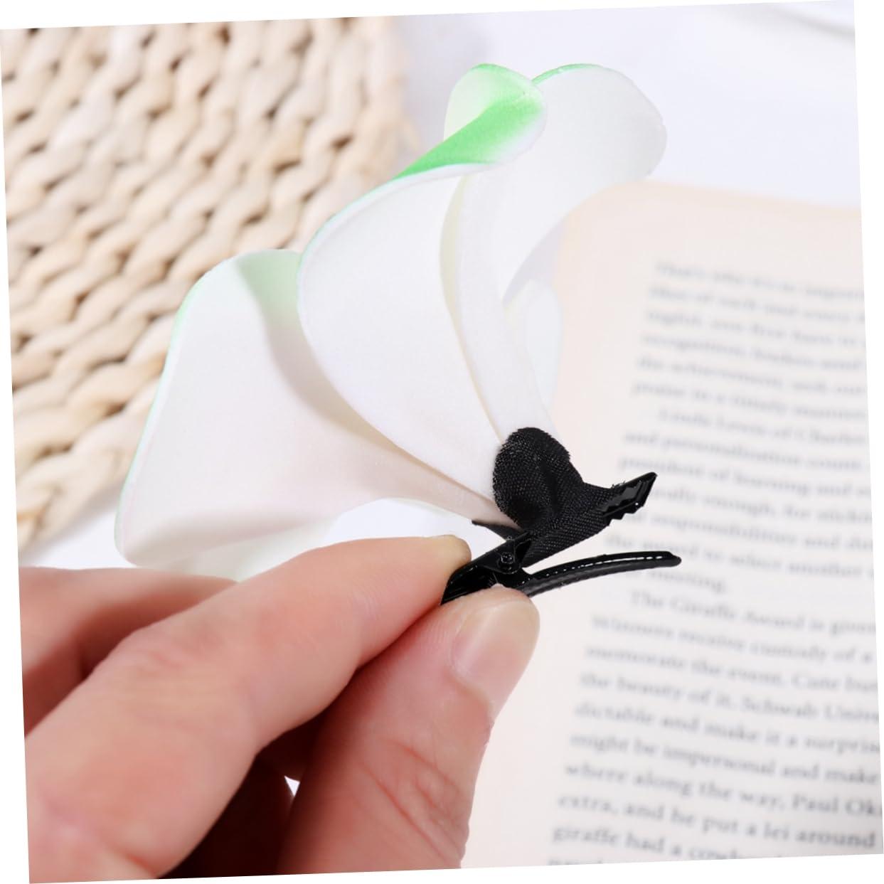 Gogogmee Gogogmee 20pcs 9cm Hawaiian Plumeria Flower Hairpins Hair Clip Bridal Barrette for Tropical Beach Wedding Event Decorations