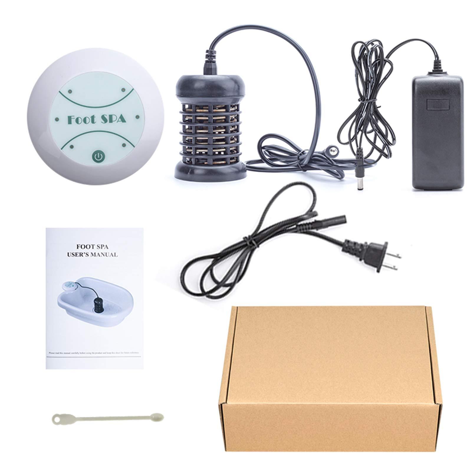 sdjfhehfdcbfvhfrvd Detox Foot Bath Spa Machine Bath Machine Foot Detox Spa Ion Cleanse Chi Machine for Home Use Beauty Club Salon Regain Health Vitality