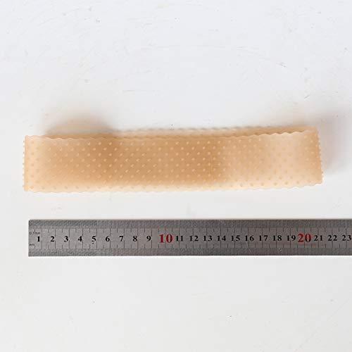 zigzag hair ZigZag Hair Non Slip Silicone Wig Grip Band Fix Transparent Silicone Headband Drop-shaped Elastic Wig Band Lace Wig Grip Hair Band for Wigs Sports Yoga 1Pc (M, Light Brown)