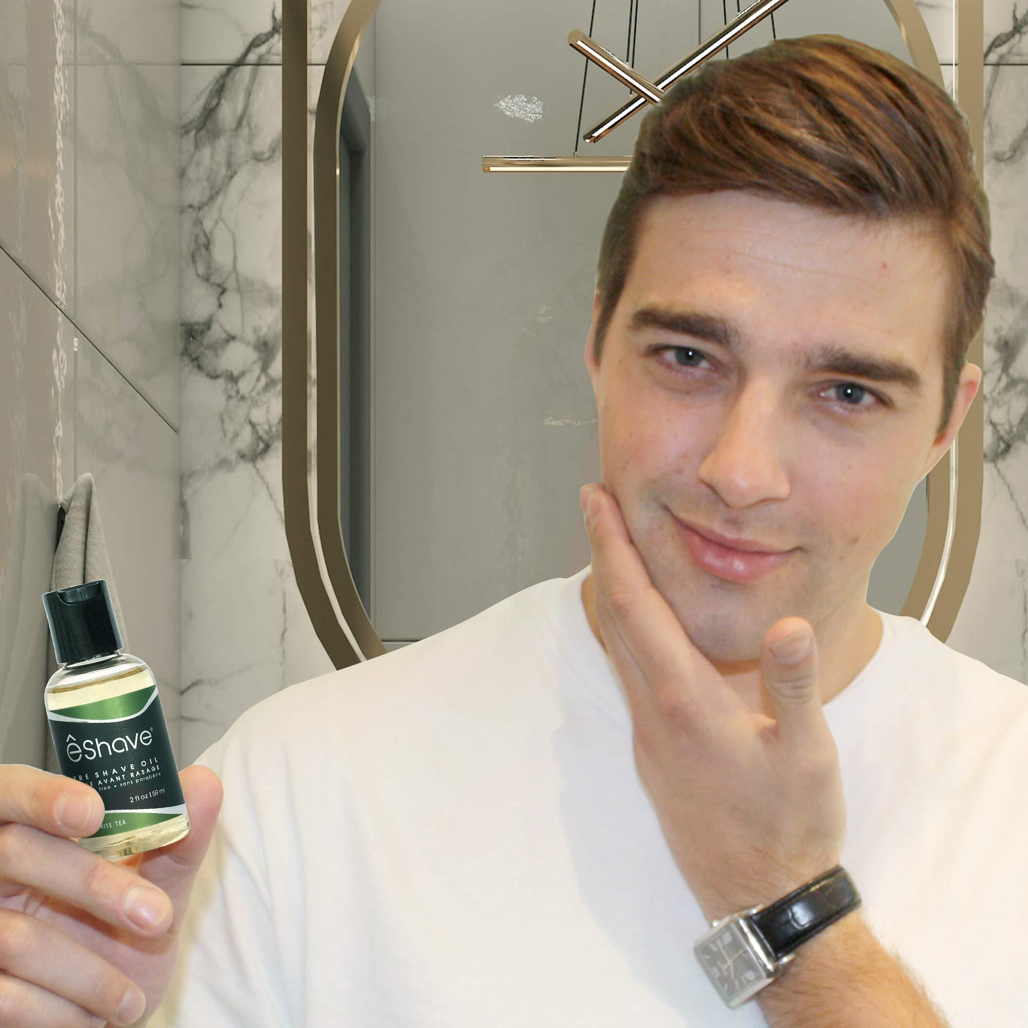 eShave eShave Pre Shave oil for men- protects from shaving irritation and razor burn- for smoothest shave and silky skin- All Natural Shaving oil 2 oz
