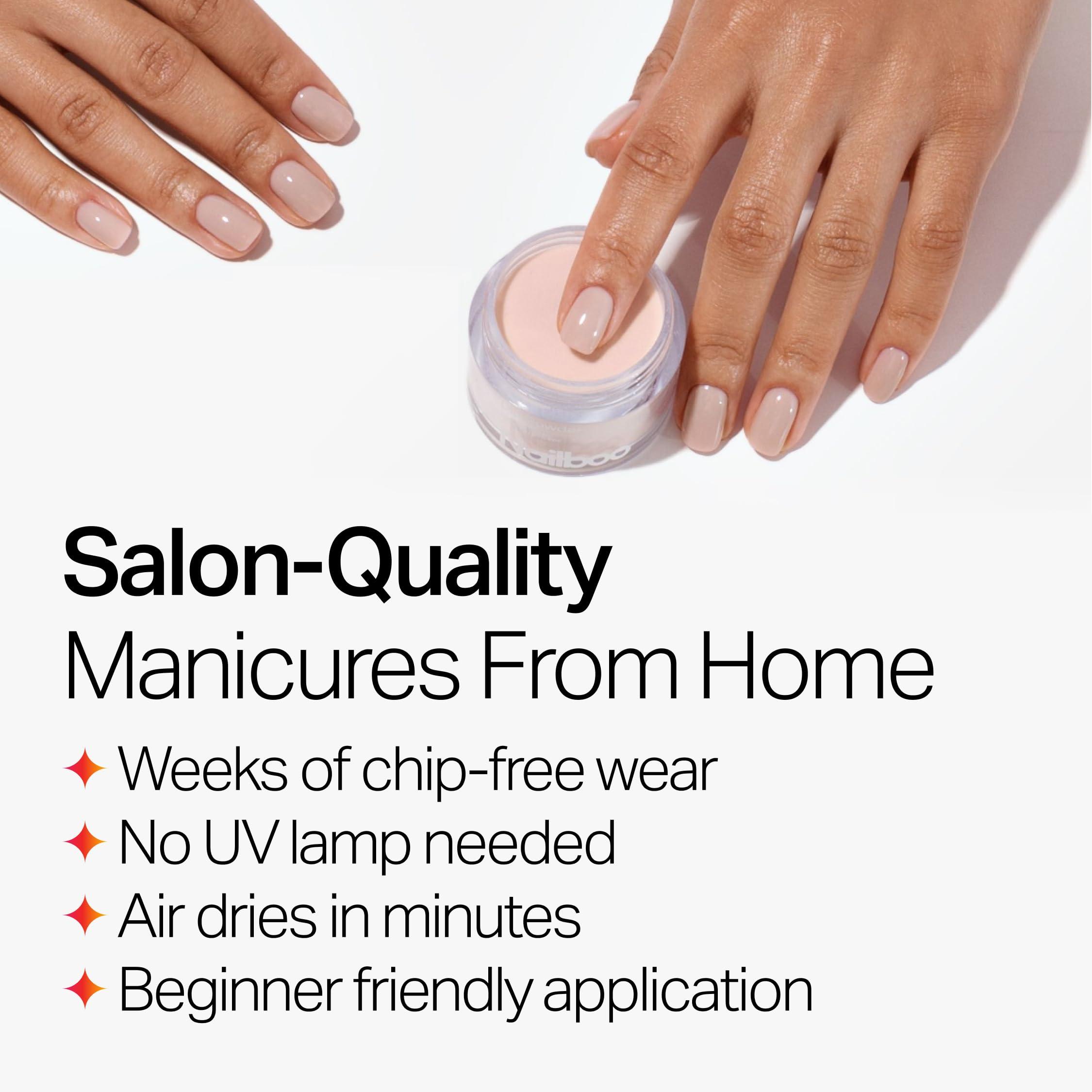 Nailboo Nailboo PREMIUM Nail Dip Powder, Long-Lasting Dip Nails, Use With Nailboo Essential Liquids, Wine Time Deep Burgundy Nail Dip Powder, 0.5 oz (1 Pack)