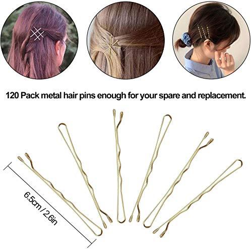 AnHua AnHua 100 Pcs Hair Clips Metal Hair Pins for Thick Hair, 5cm Long Hair Clips for Hair Styling Decoration