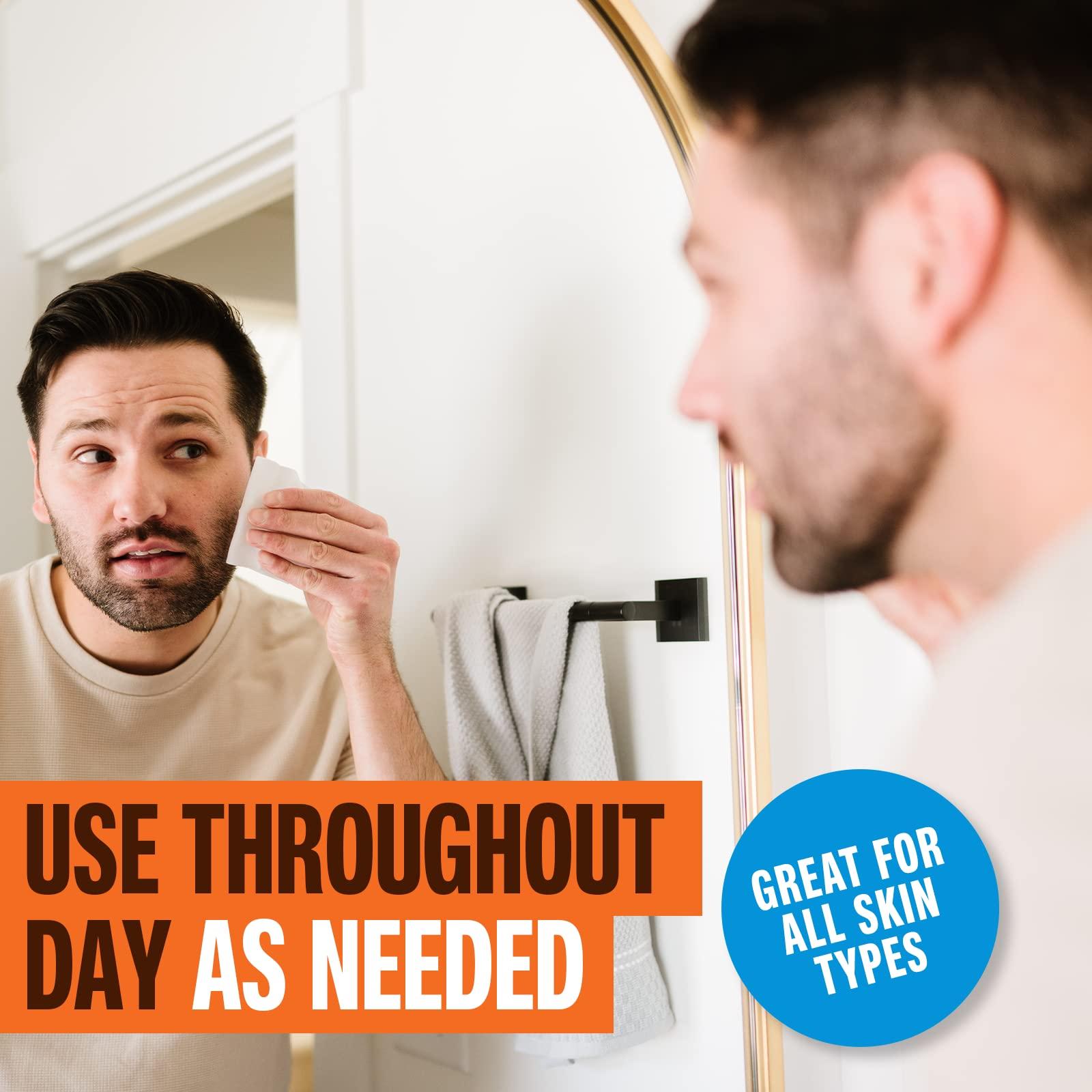 Carpe Carpe Sweat Absorbing Face Wipes (15 Facial Wipes). Witch Hazel & Tea Tree Oil Wipes Infused with Eucalyptus. Energizing, Refreshing, and Soothing. Sweat and Oil Control