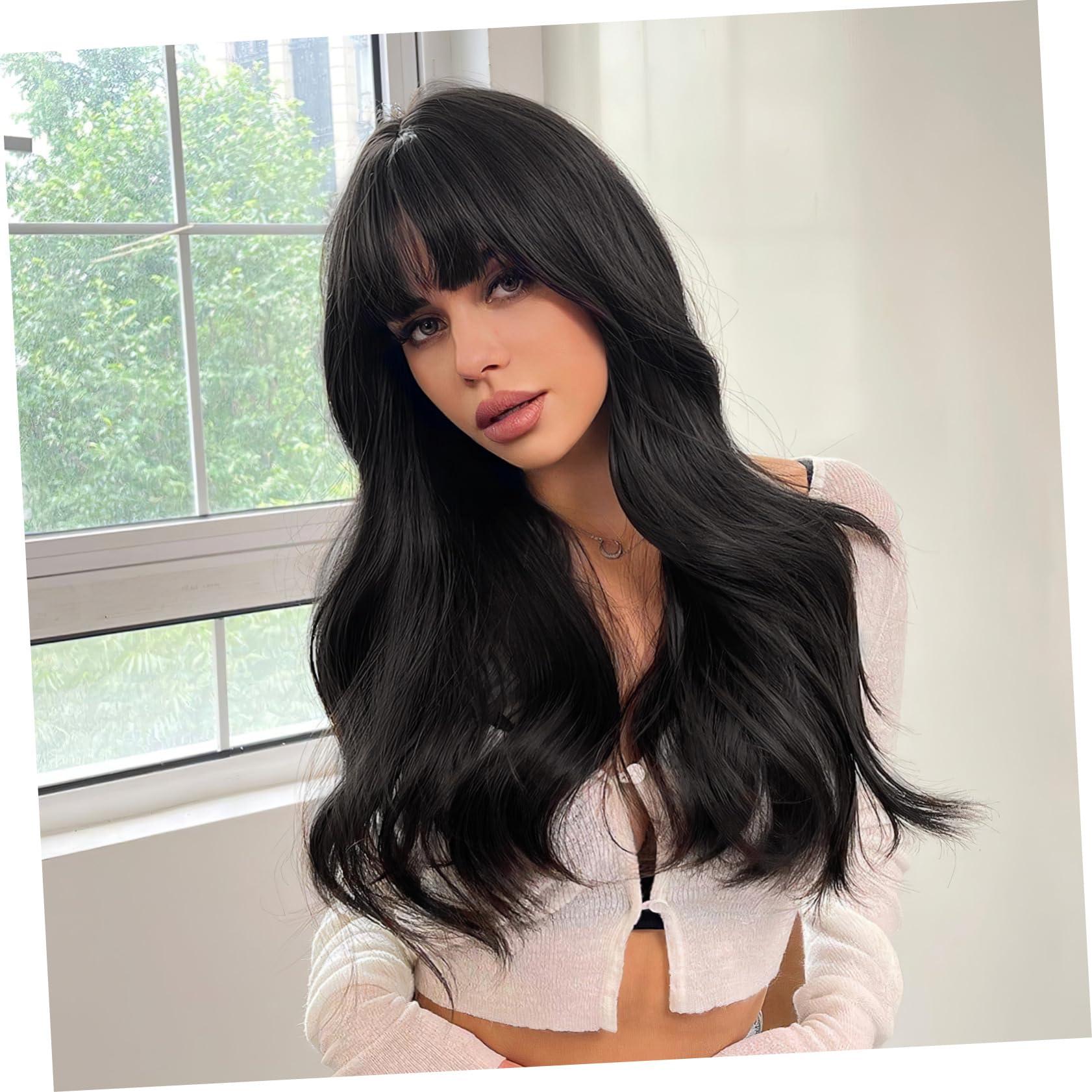 OSALADI Piece Clip in Hair Bangs Hair Extensions Clip in Hair Fringe