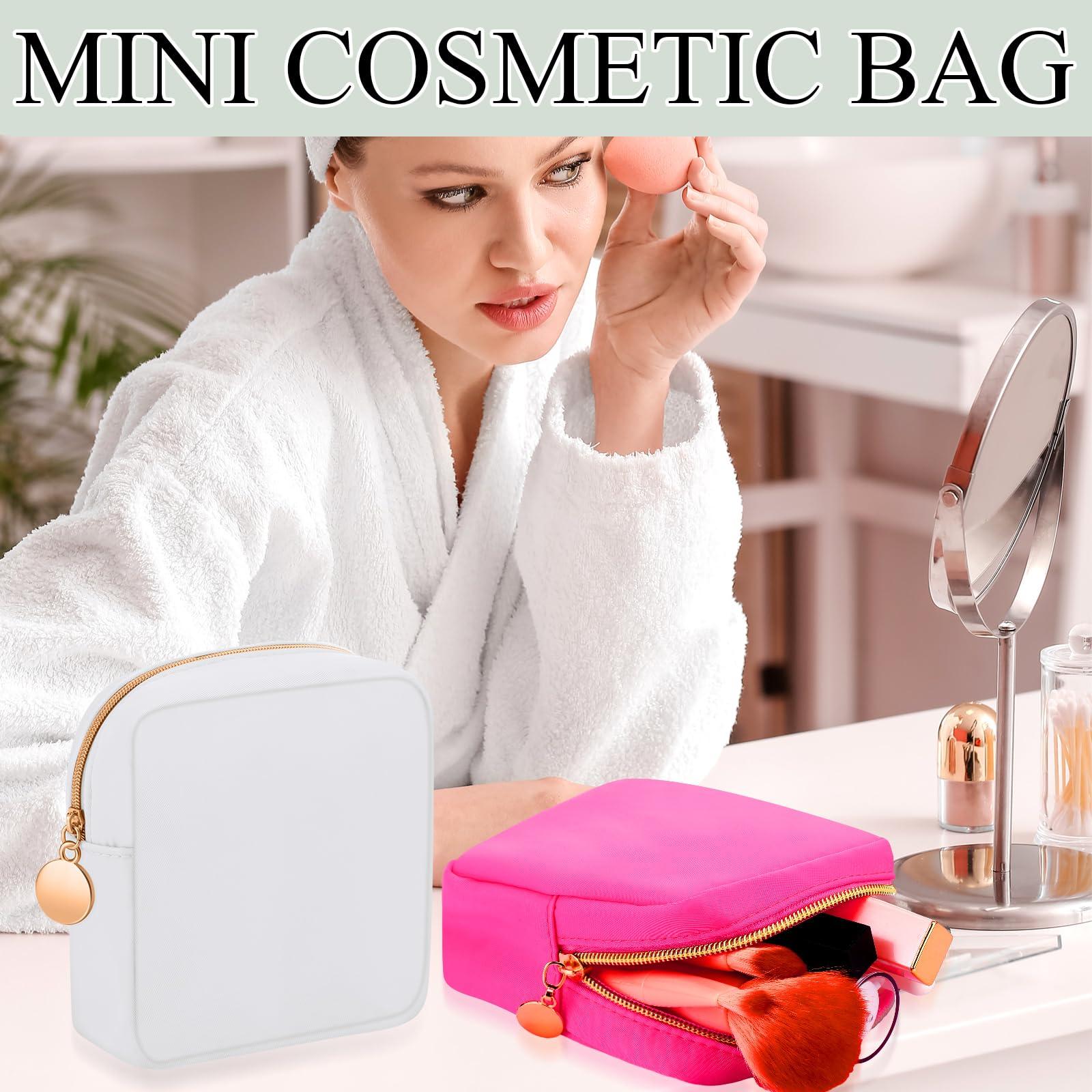 Paterr Paterr 50 Pieces Nylon Make up Pouch Bag Bulk Mini Cosmetic Bag with Zipper Travel Small Makeup Pouch Organizer for Women